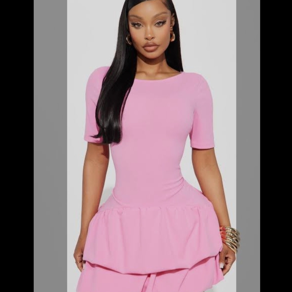 NWT XL Fashion Nova Pink Dress